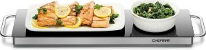 Chefman Long Electric Warming Plate Heating Element. Prep Food for Parties.