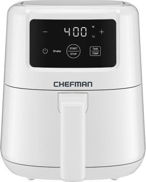 CHEFMAN 2 Qt Mini Air Fryer C Digital Space-Saving Compact Air Fryer