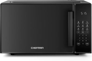 Chefman Countertop Microwave Oven 1.1 Cu. Ft.. 1000 Watts with 10 Power Levels.