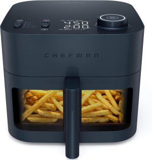 Chefman Crispinator Air Fryer 6-in-1 with 8 Qt capacity.