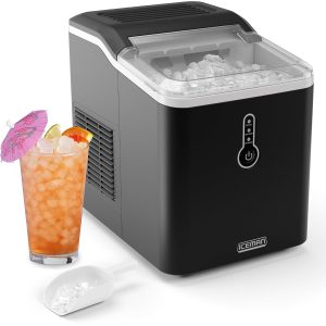 Iceman by Chefman Nugget Ice Maker Countertop. Pebble Ice Maker Machine. 26 lb in 24 Hours.