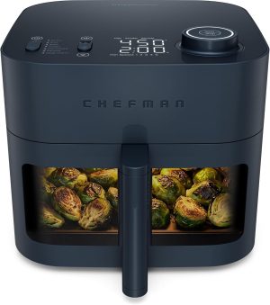 Chefman Crispinator Air Fryer 7-in-1 with 8 Qt Capacity.