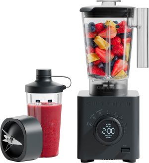 Chefman Obliterator 48 oz Countertop Blender for Smoothies. .
