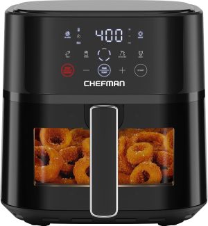 Chefman Air Fryer C 6 QT Compact Airfryer for Quick & Easy Meals.
