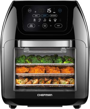 CHEFMAN Multifunctional Digital Air Fryer+ Rotisserie. Dehydrator. Convection Oven.