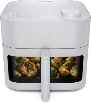 Chefman Crispinator Air Fryer 7-in-1 with 8 Qt Capacity. 450F