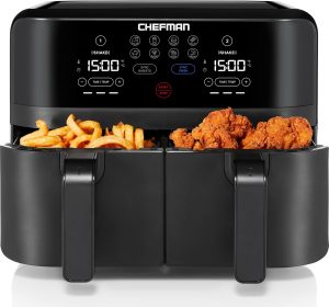 Chefman TurboFry Touch Dual Air Fryer.